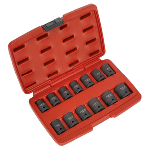 Sealey Premier Total Drive® Impact Socket Set 1/2