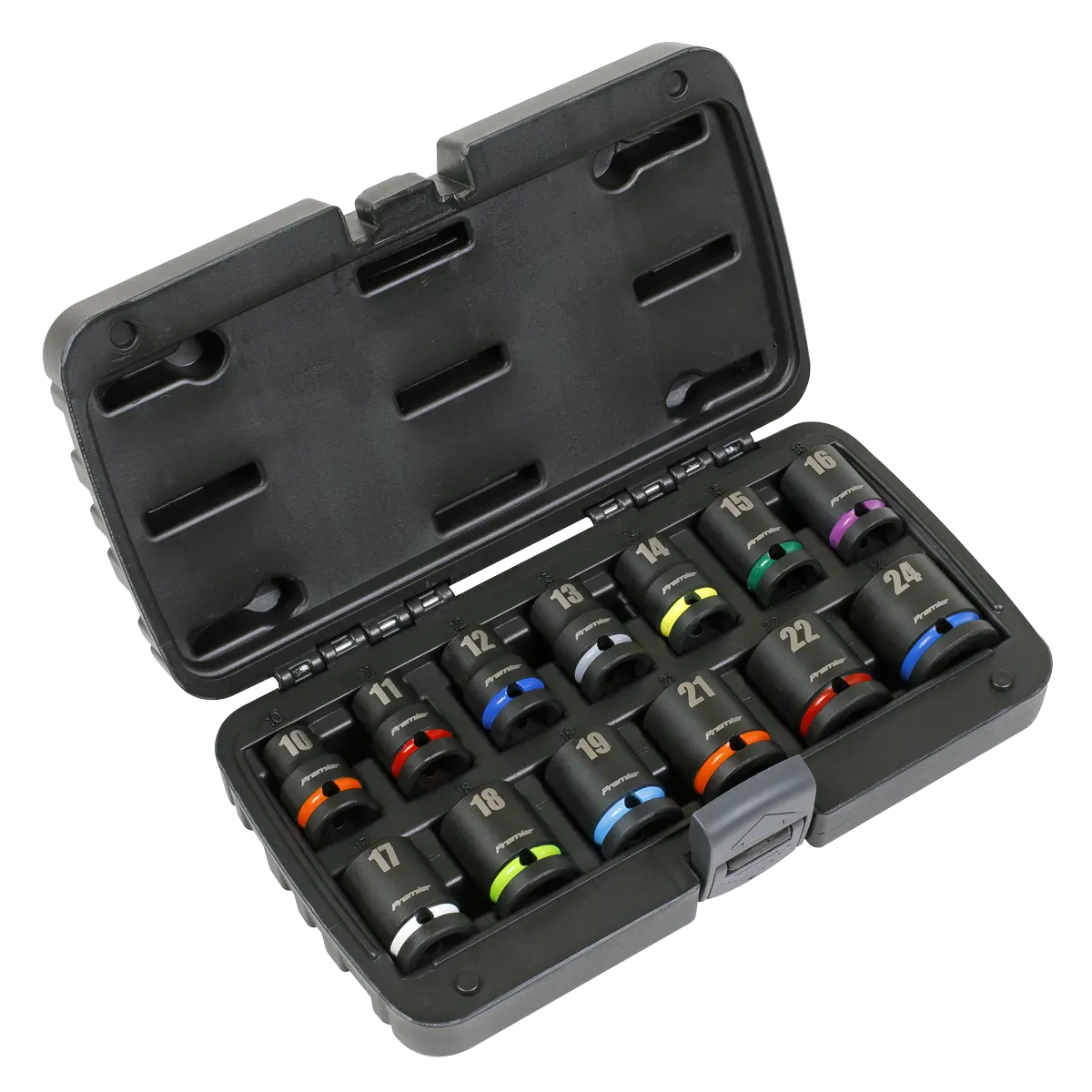 Sealey Premier Impact Socket Set 1/2"Sq Drive Sealey 