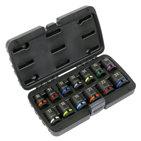 Sealey Premier Impact Socket Set 1/2"Sq Drive