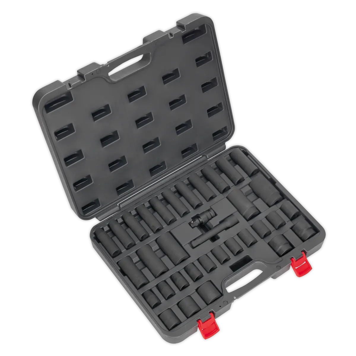 Sealey Premier Impact Socket Set 1/2"Sq Drive 34pc Sealey 
