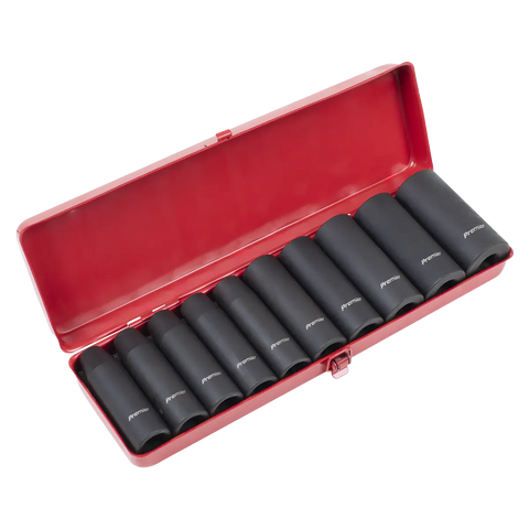 Sealey Premier Deep Impact Socket Set 1/2"Sq Drive