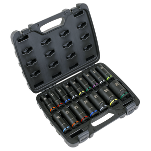 Sealey Premier Deep Impact Socket Set 1/2