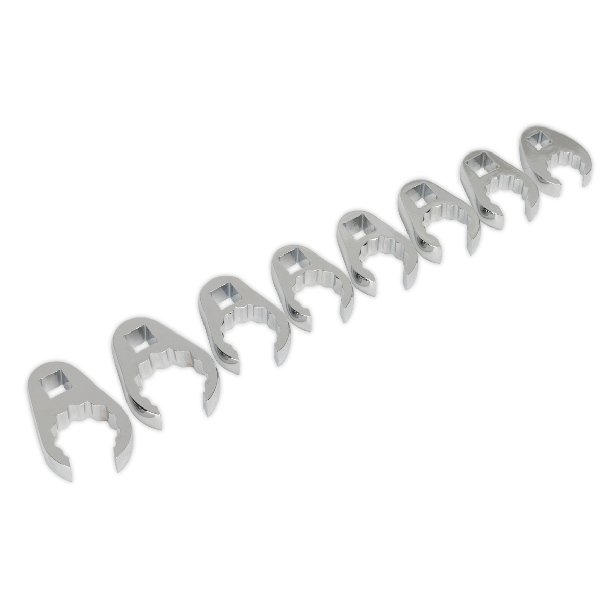 Sealey Premier Crow's Foot Spanner Set 1/2"Sq Drive 8pc Sealey 