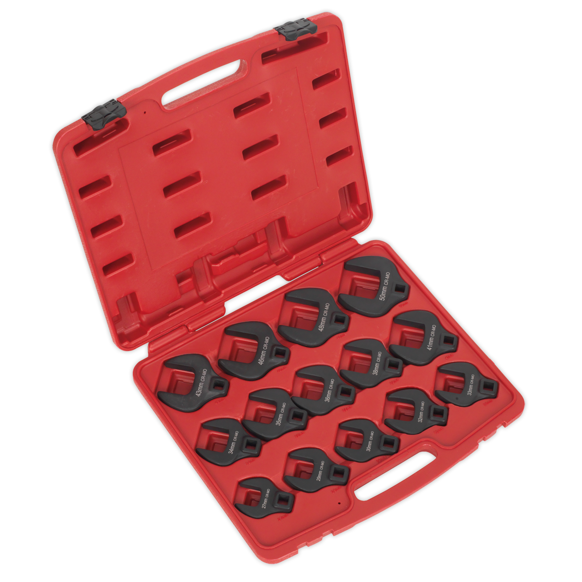 Sealey Premier Crow's Foot Spanner Set 1/2"Sq Drive 14pc Sealey 