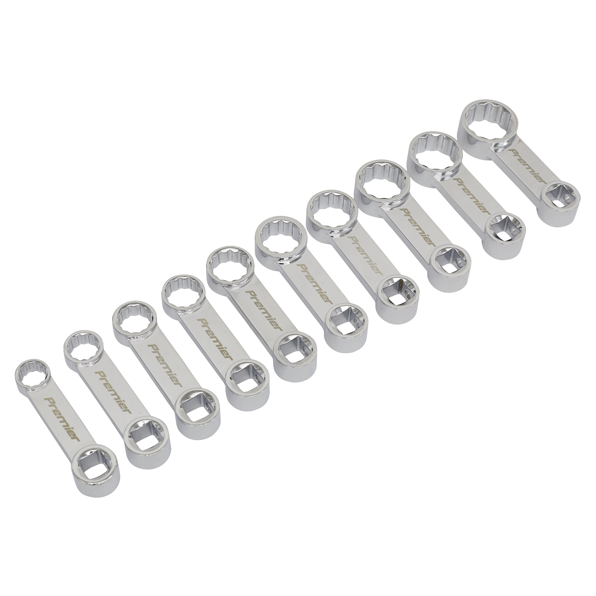 Sealey Premier Torque Adaptor Spanner Set 3/8"Sq Drive 10pc Sealey 