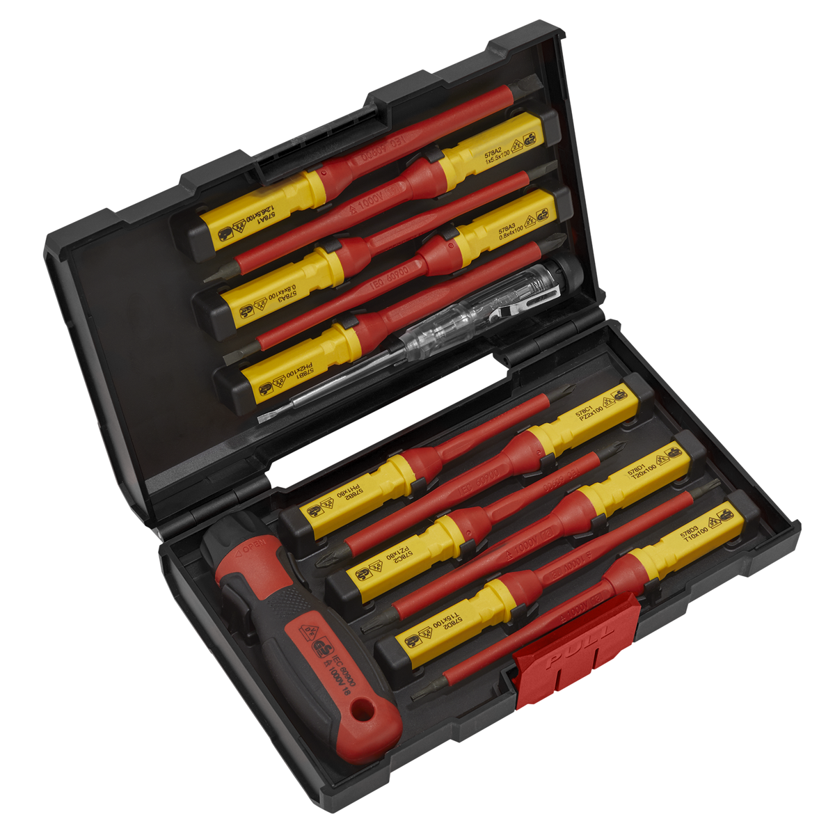 Sealey Premier Interchangeable Screwdriver Set  - VDE Approved