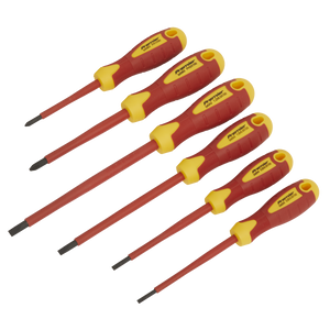 Sealey Premier Screwdriver Set 6pc - VDE Approved