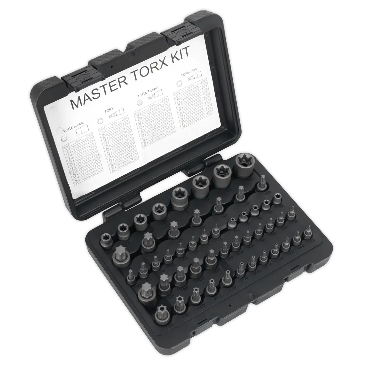 Sealey Premier TRX-Star* Master Socket Set 52pc 1/4", 3/8" & 1/2"Sq Drive 52pc Sealey 