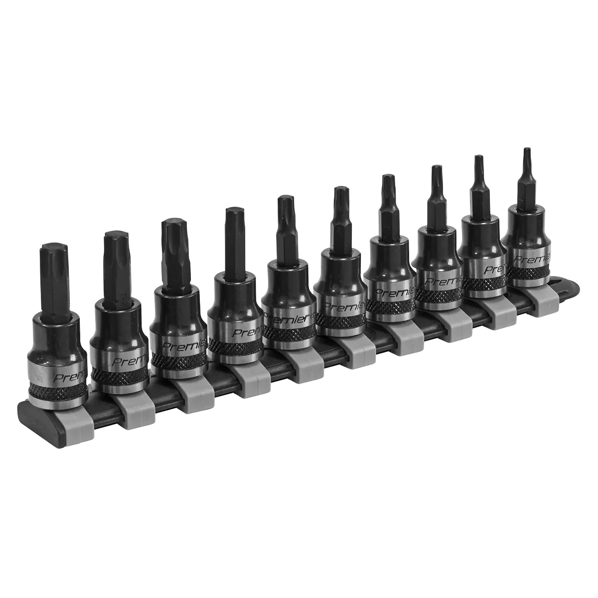 Sealey Premier Black TRX-Star* Socket Bit Set 3/8"Sq Drive 10pc Sealey 