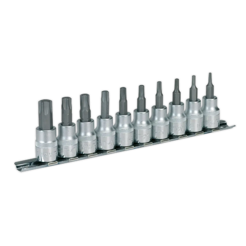 Sealey Premier TRX-Star* Socket Bit Set 3/8"Sq Drive 10pc