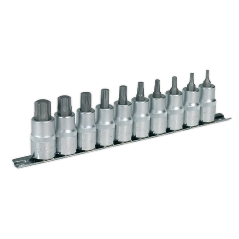 Sealey Premier TRX-Star* Socket Bit Set 1/2"Sq Drive 10pc