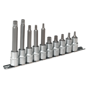 Sealey Premier Spline Socket Bit Set 1/2