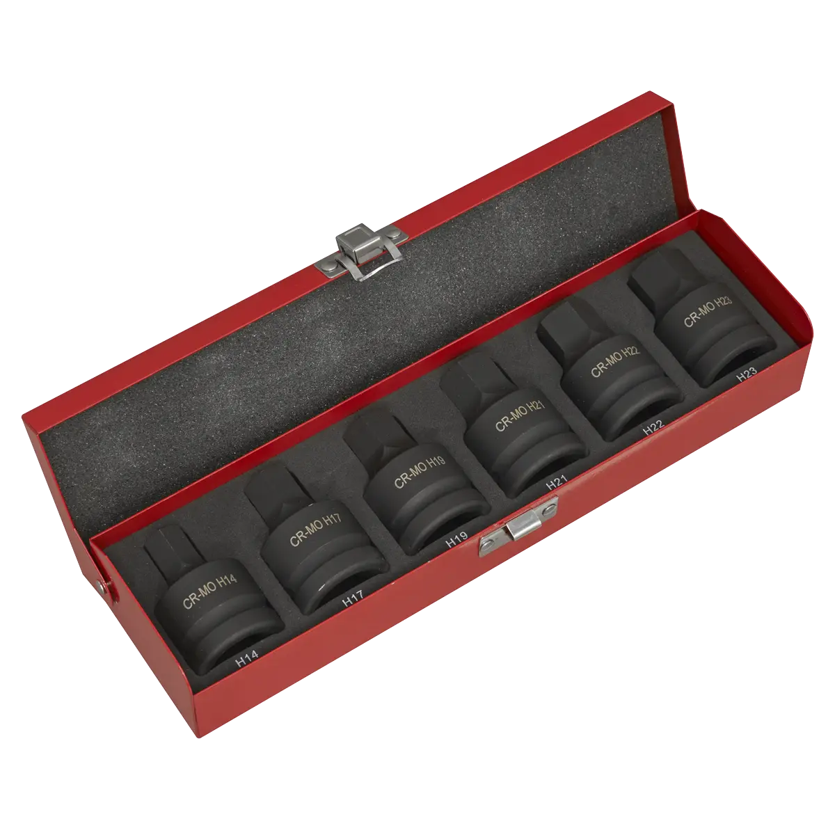 Sealey Premier Hex Impact Socket Bit Set 3/4"Sq Drive 6pc Sealey 