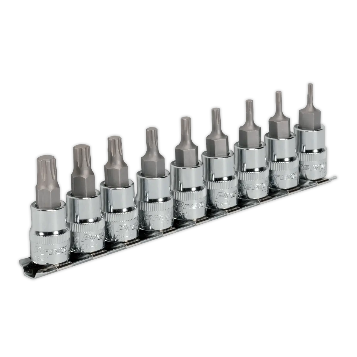 Sealey Premier TRX-P* Socket Bit Set 3/8"Sq Drive 9pc Sealey 