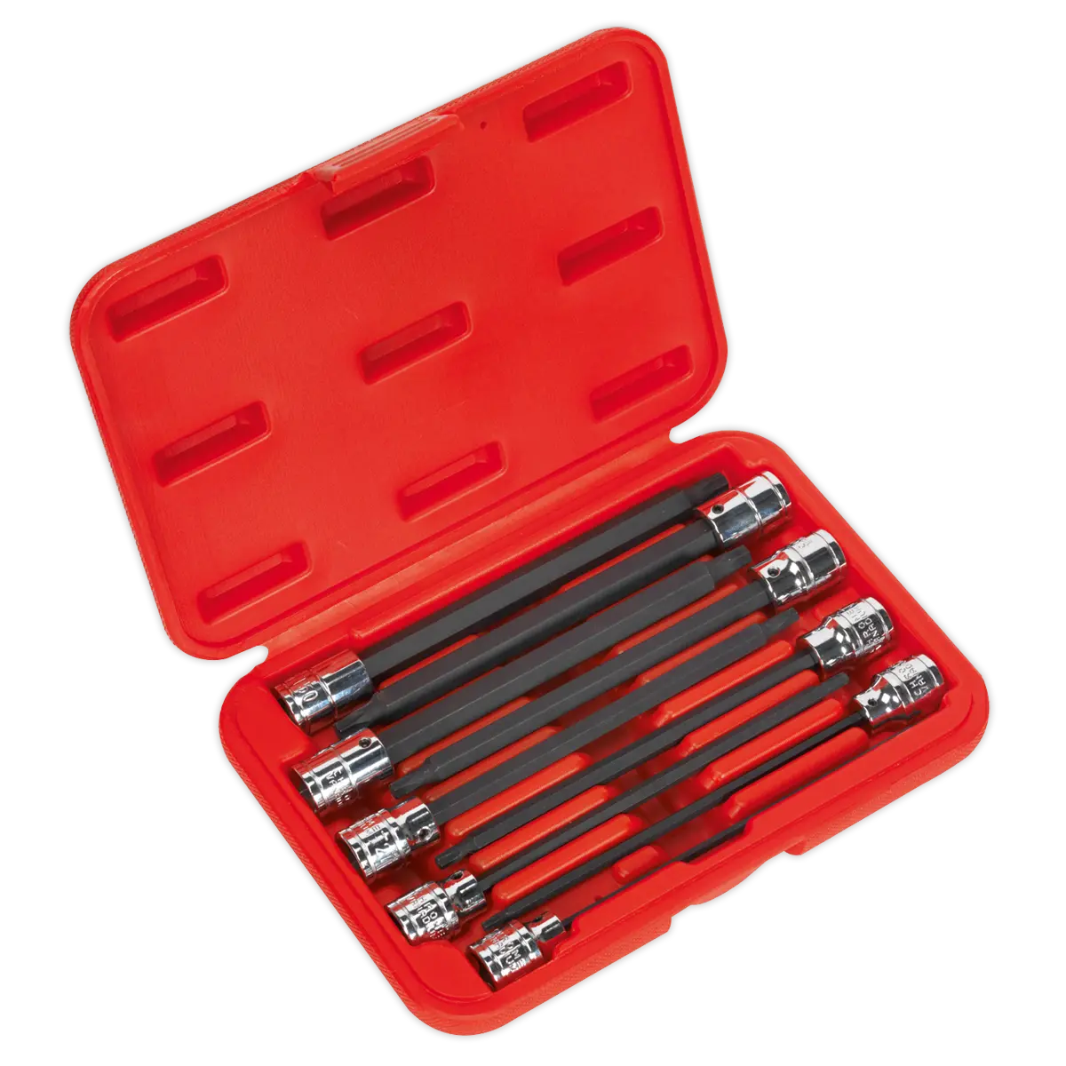 Sealey Premier TRX-Star* Socket Bit Set 3/8"Sq Drive 150mm 9pc Sealey 