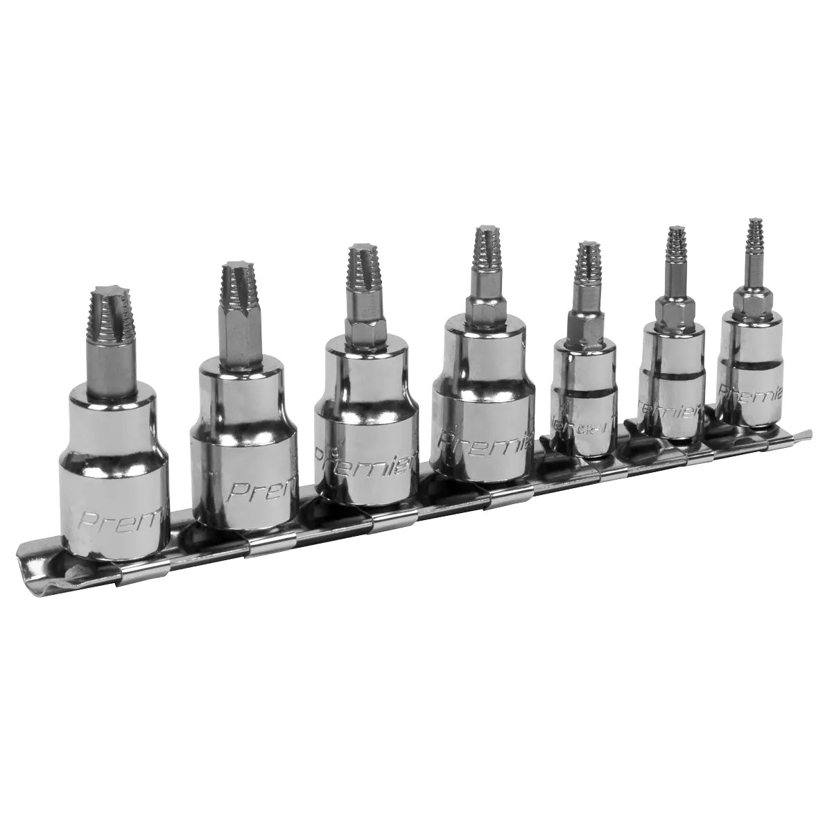 Sealey Premier Lock-On™ TRX-Star* Socket Bit Set 1/4" & 3/8"Sq Drive 7pc Sealey 