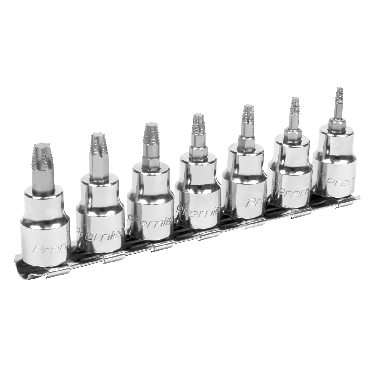 Sealey Premier Lock-On™ TRX-Star* Socket Bit Set 3/8"Sq Drive 7pc Sealey 