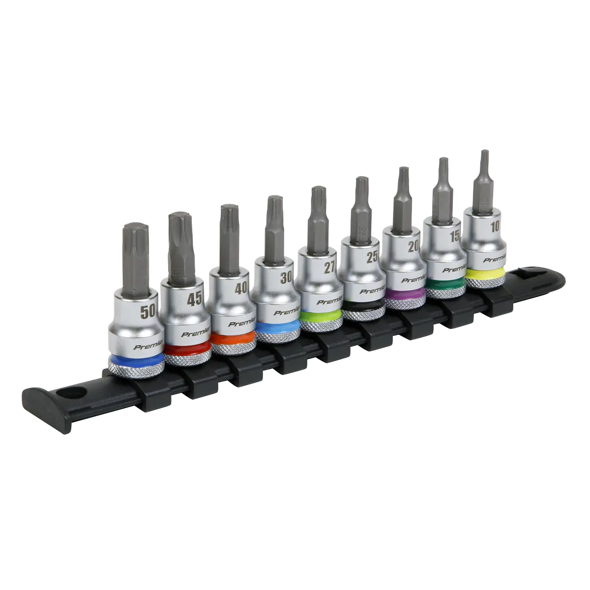 Sealey Premier Platinum TRX-Star* Socket Bit Set 3/8"Sq Drive 9pc Sealey 