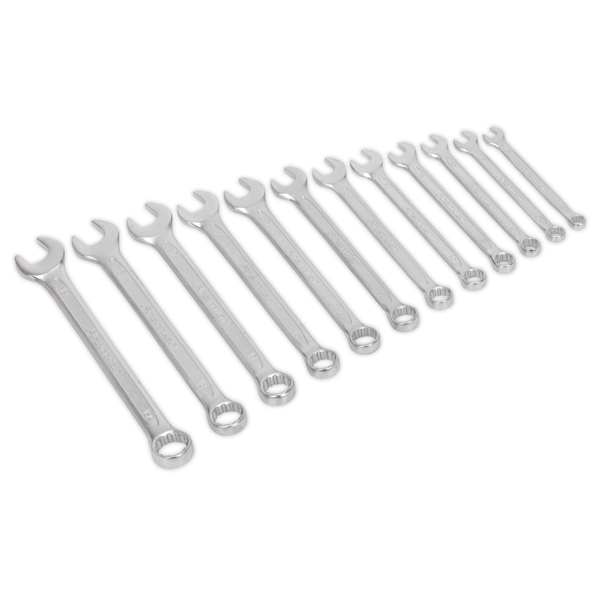 Sealey Premier Combination Spanner Set (Slim Style)
