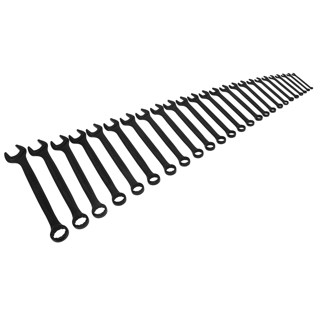 Sealey Premier Black Combination Spanner Set