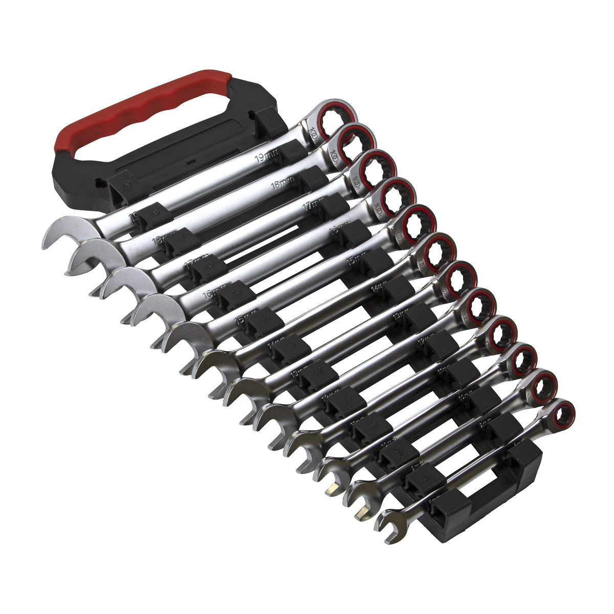 Sealey Premier Platinum Ratchet Combination Spanner Set Sealey 