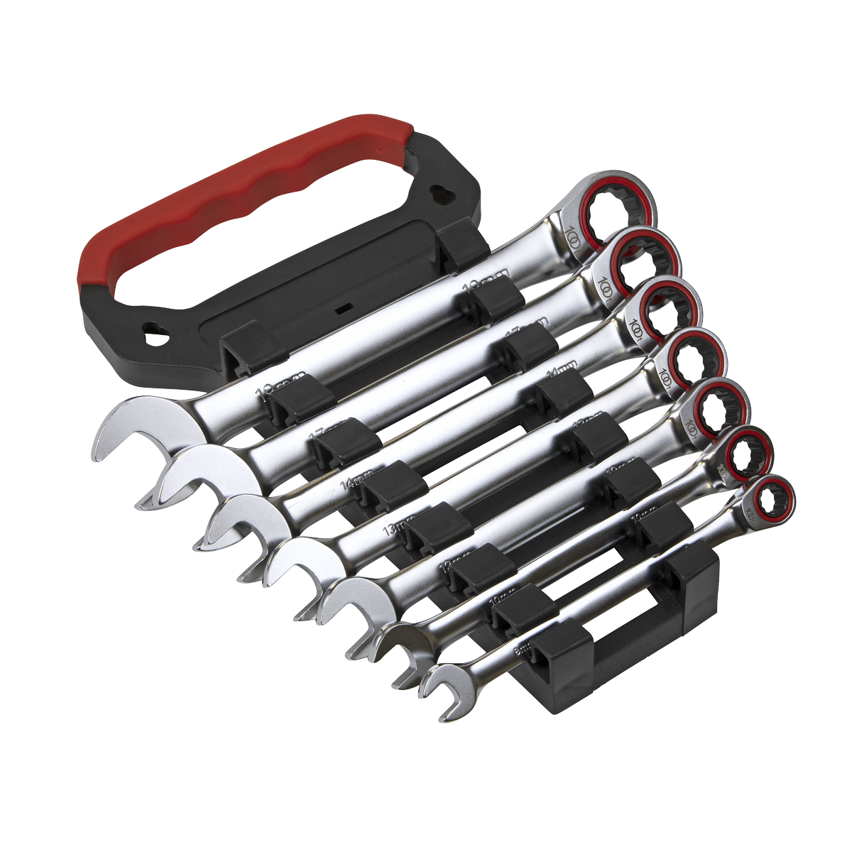 Sealey Premier Platinum Ratchet Combination Spanner Set Sealey 