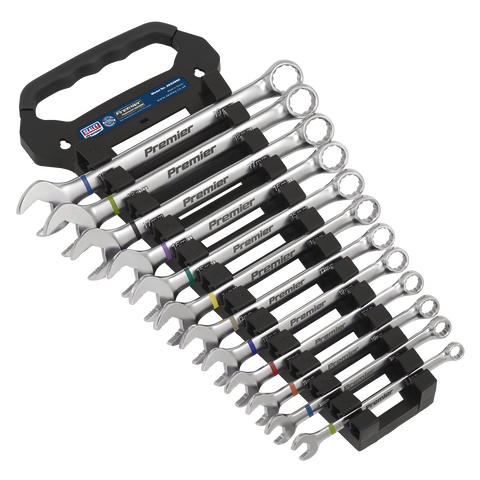 Sealey Premier Platinum Anti-Slip Combination Spanner Set 12pc