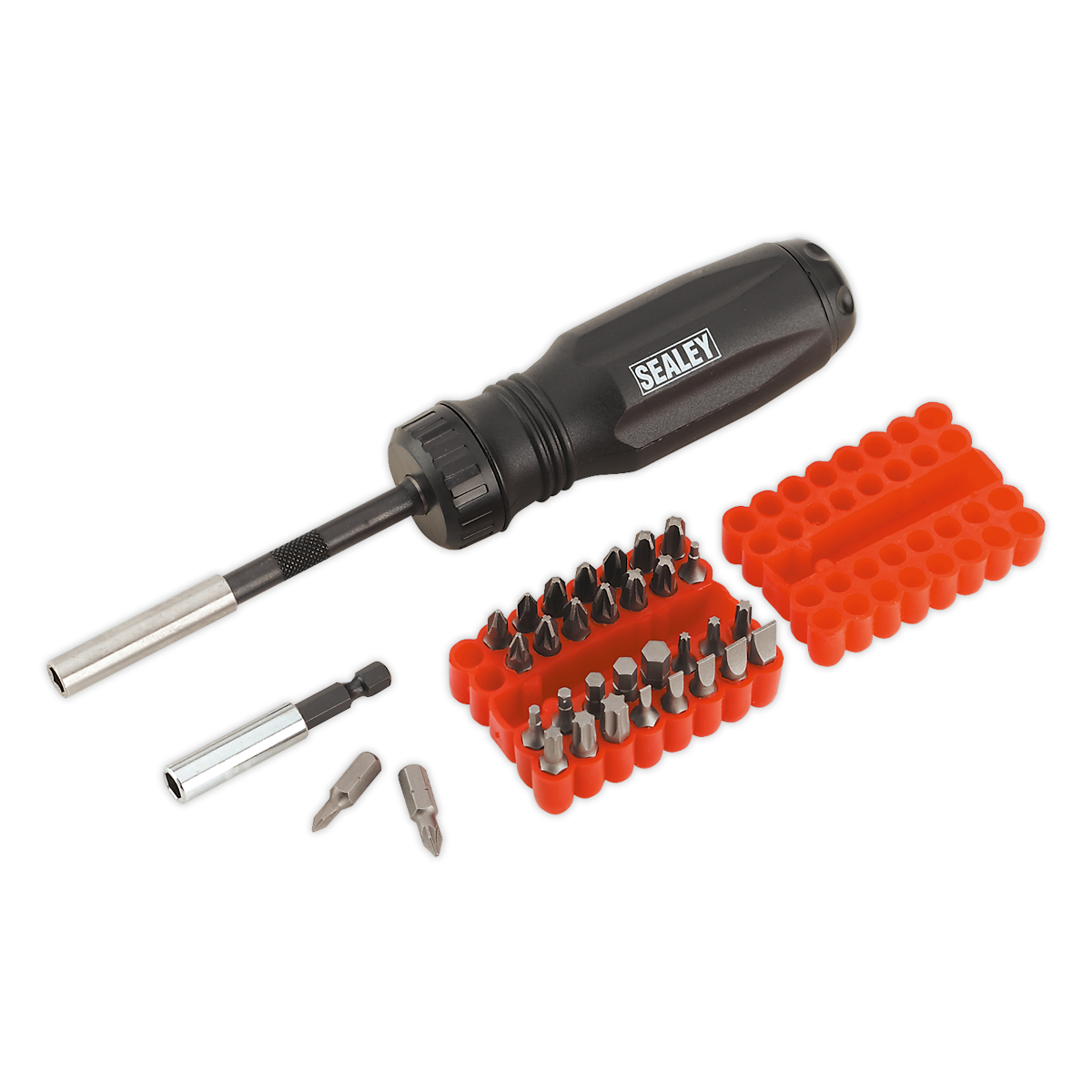 Sealey Premier Gearless Ratchet Screwdriver Set 34pc