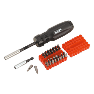 Sealey Premier Gearless Ratchet Screwdriver Set 34pc