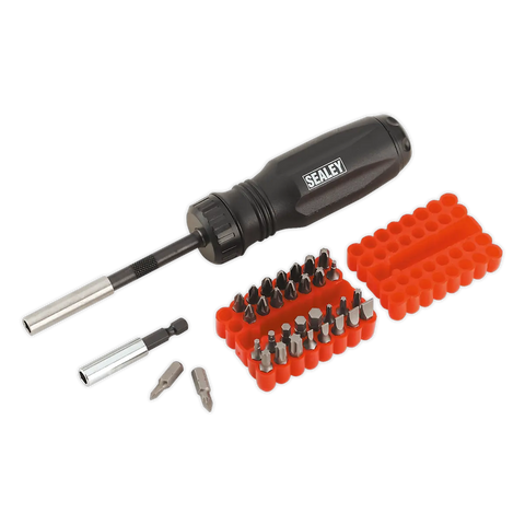 Sealey Premier Gearless Ratchet Screwdriver Set 34pc