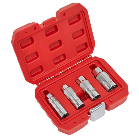 Sealey Spark Plug Socket Set 3/8"Sq Drive 4pc