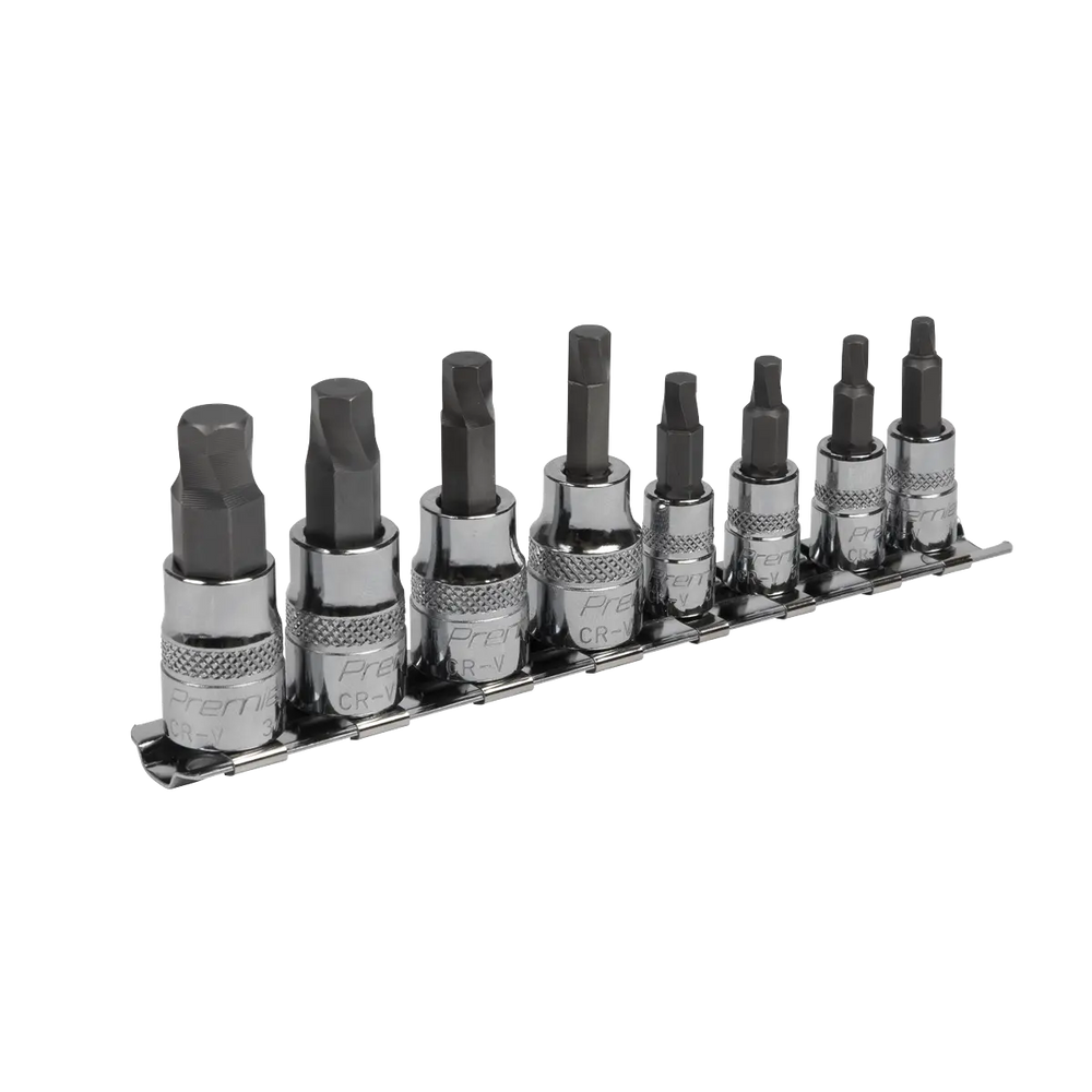 Wire Lock Bit Sealey Premier Imperial Lock-On™ Hex Socket Bit Set 1/4