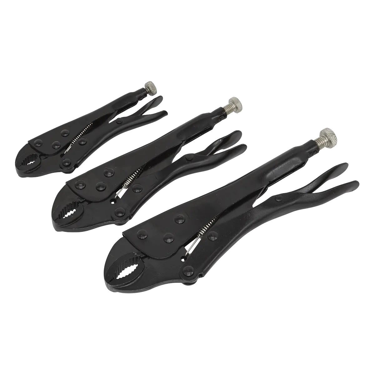 Sealey Locking Pliers Set 3pc Sealey 