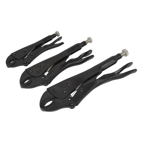 Sealey Locking Pliers Set 3pc