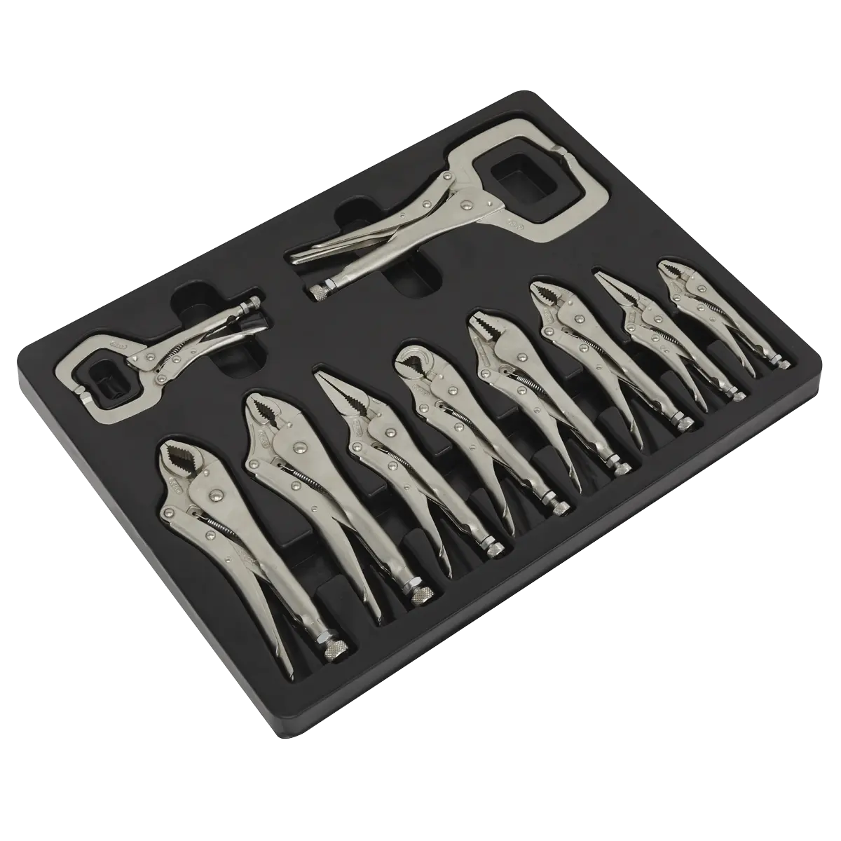 Sealey Premier Locking Pliers Set 10pc Sealey 