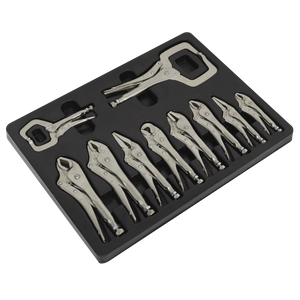 Sealey Premier Locking Pliers Set 10pc