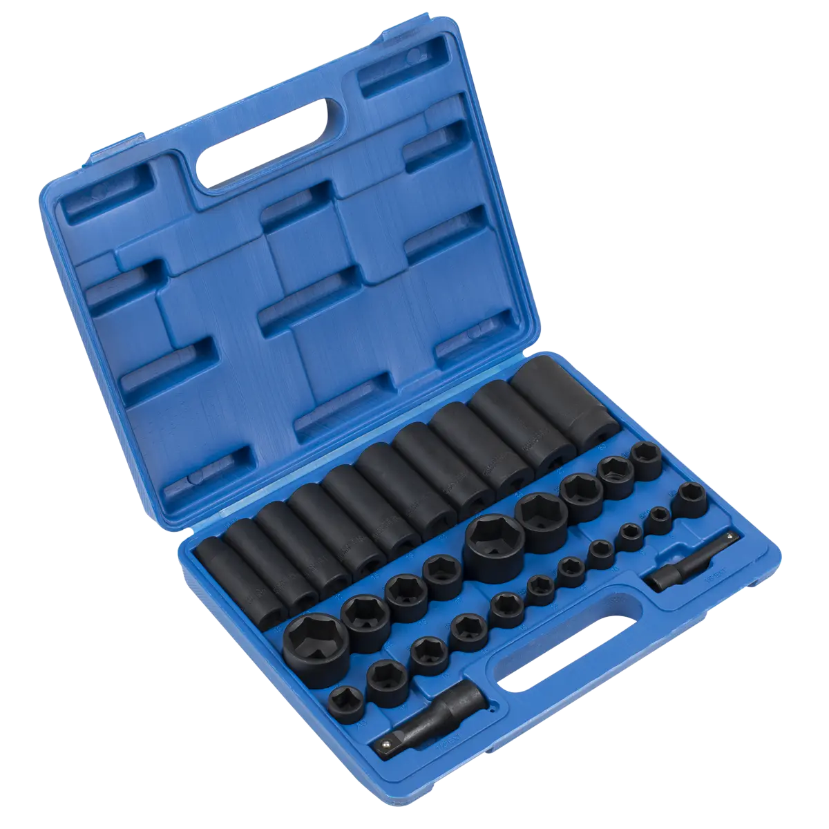 Sealey Premier Metric/Imperial Impact Socket Set 3/8" & 1/2"Sq Drive 32pc Sealey 