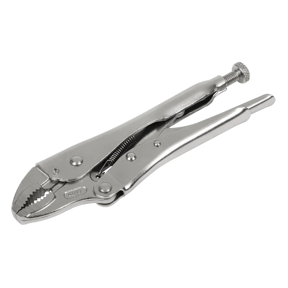 Sealey Premier Locking Pliers Curved Jaws 185mm 0-38mm Capacity Sealey 