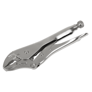 Sealey Premier Locking Pliers Curved Jaws 225mm 0-47mm Capacity