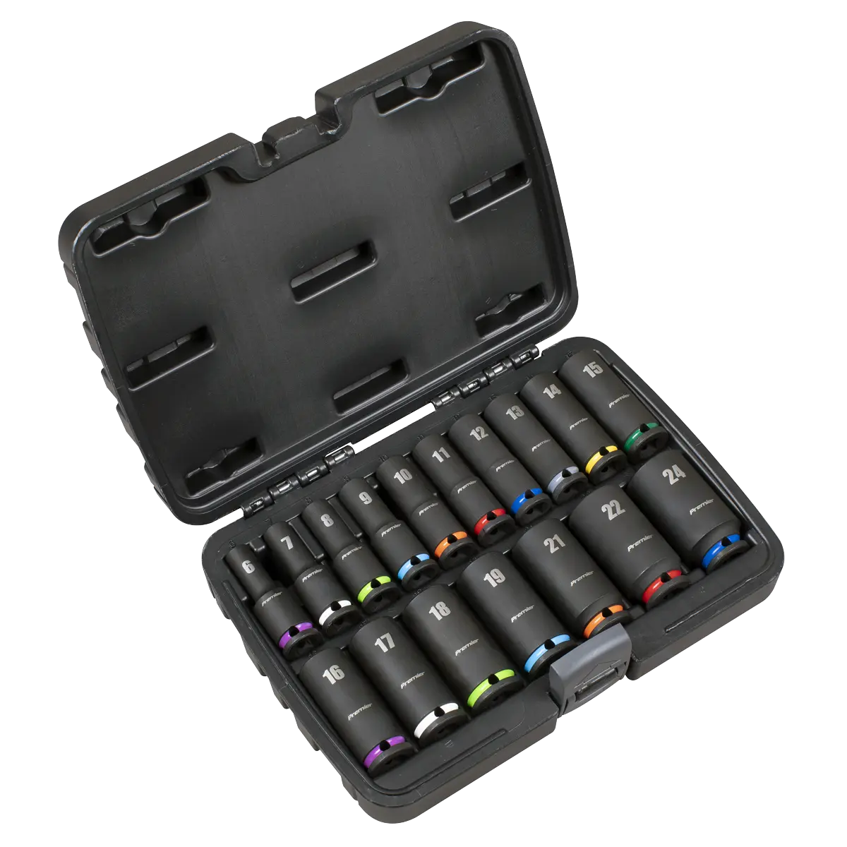 Sealey Deep Impact Socket Set 3/8”Sq Drive 17pc Sealey 