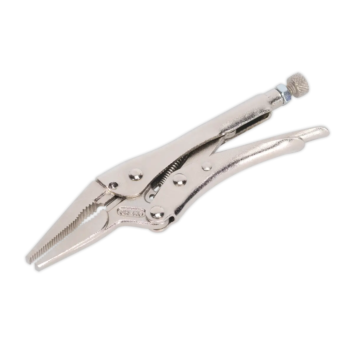 Sealey Premier Long Nose Locking Pliers 170mm 0-50mm Capacity Sealey 
