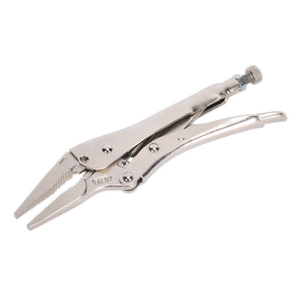 Sealey Premier Long Nose Locking Pliers 210mm 0-60mm Capacity