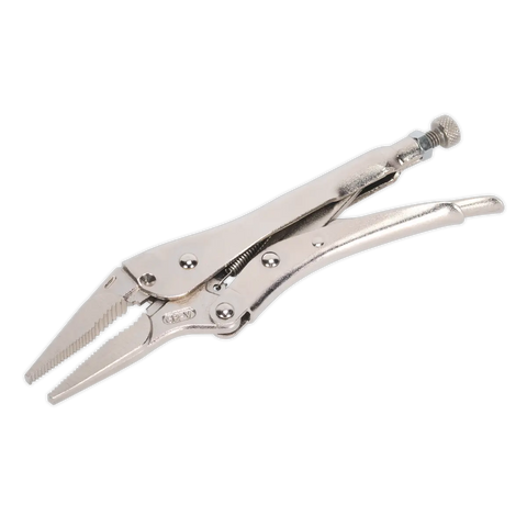 Sealey Premier Long Nose Locking Pliers 210mm 0-60mm Capacity