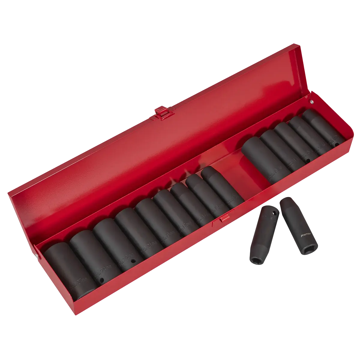 Sealey Premier Metric/Imperial Deep Impact Socket Set 1/2"Sq Drive 16pc Sealey 