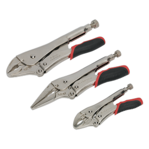 Sealey Premier Quick Release Locking Pliers Set 3pc