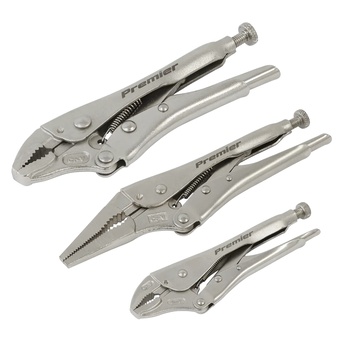 Sealey Premier Locking Pliers Set 3pc Sealey 