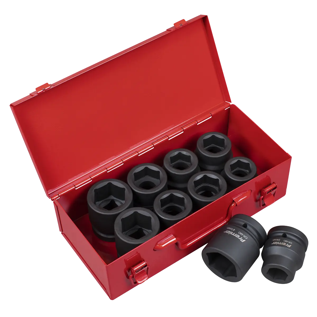 Sealey Premier Metric/Imperial Impact Socket Set 1"Sq Drive 10pc Sealey 