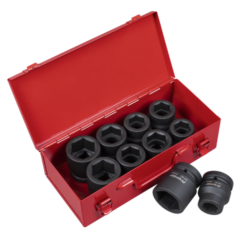 Sealey Premier Metric/Imperial Impact Socket Set 1"Sq Drive 10pc