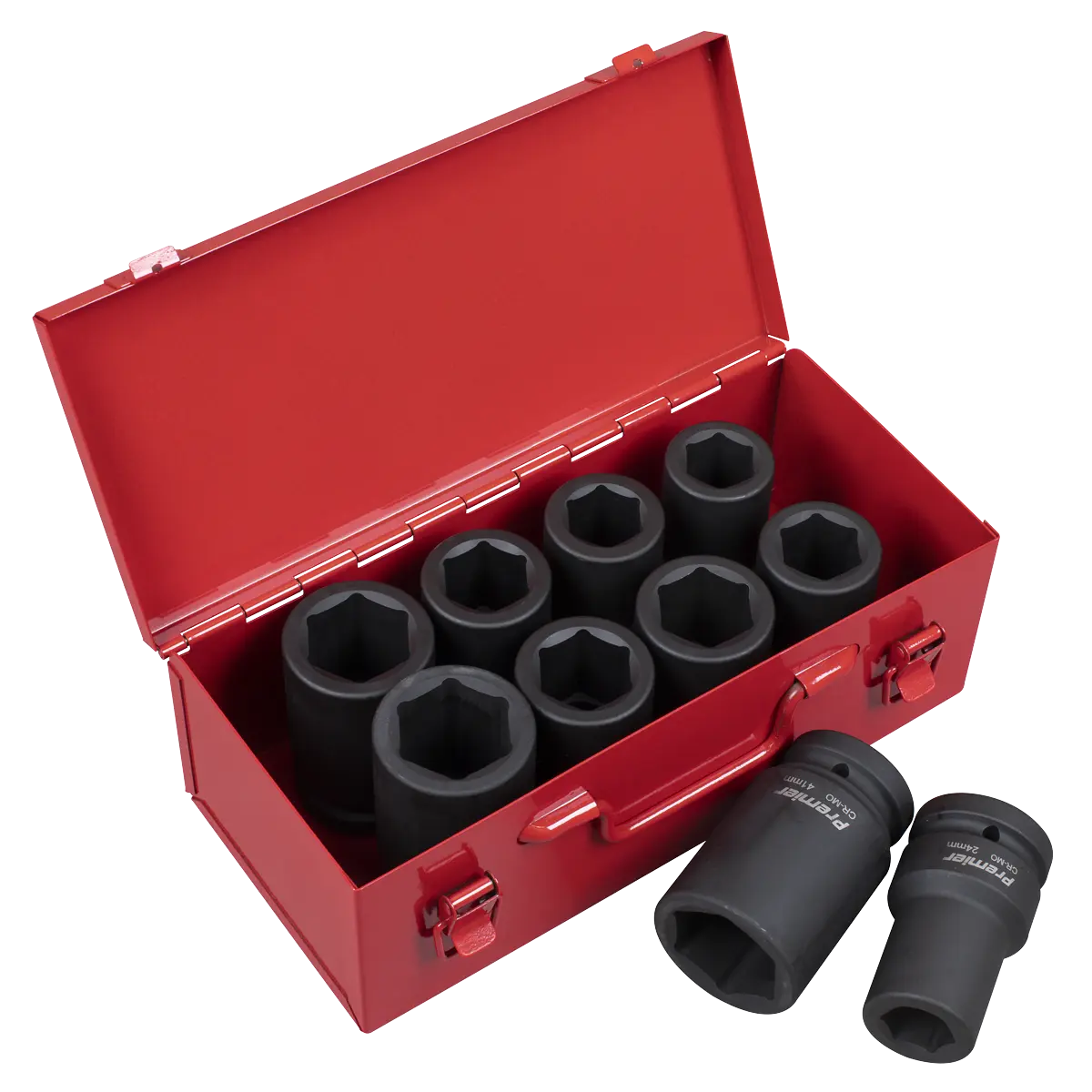 Sealey Premier Metric/Imperial Deep Impact Socket Set 1"Sq Drive 10pc Sealey 