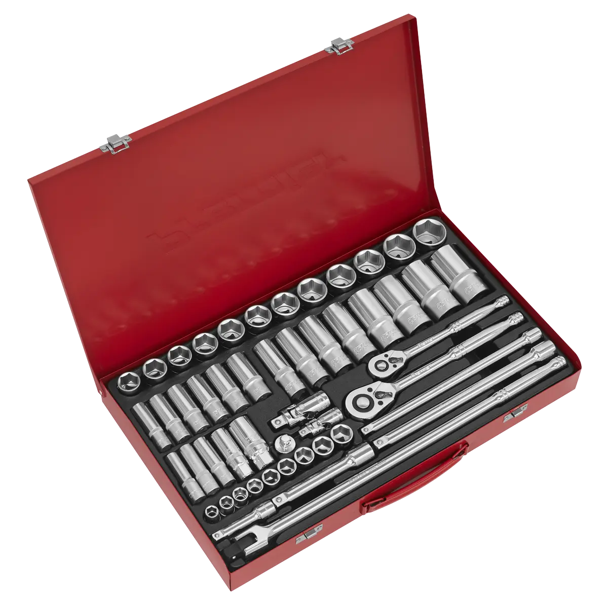 Sealey Premier Socket Set 3/8" & 1/2"Sq Drive 50pc Sealey 